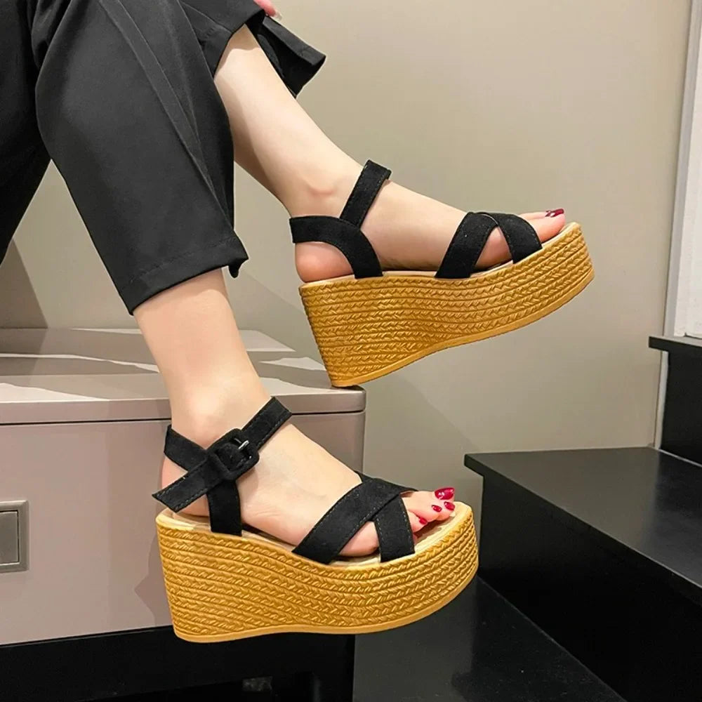 Zomerse Elegante Hoge Hakken Sandalen