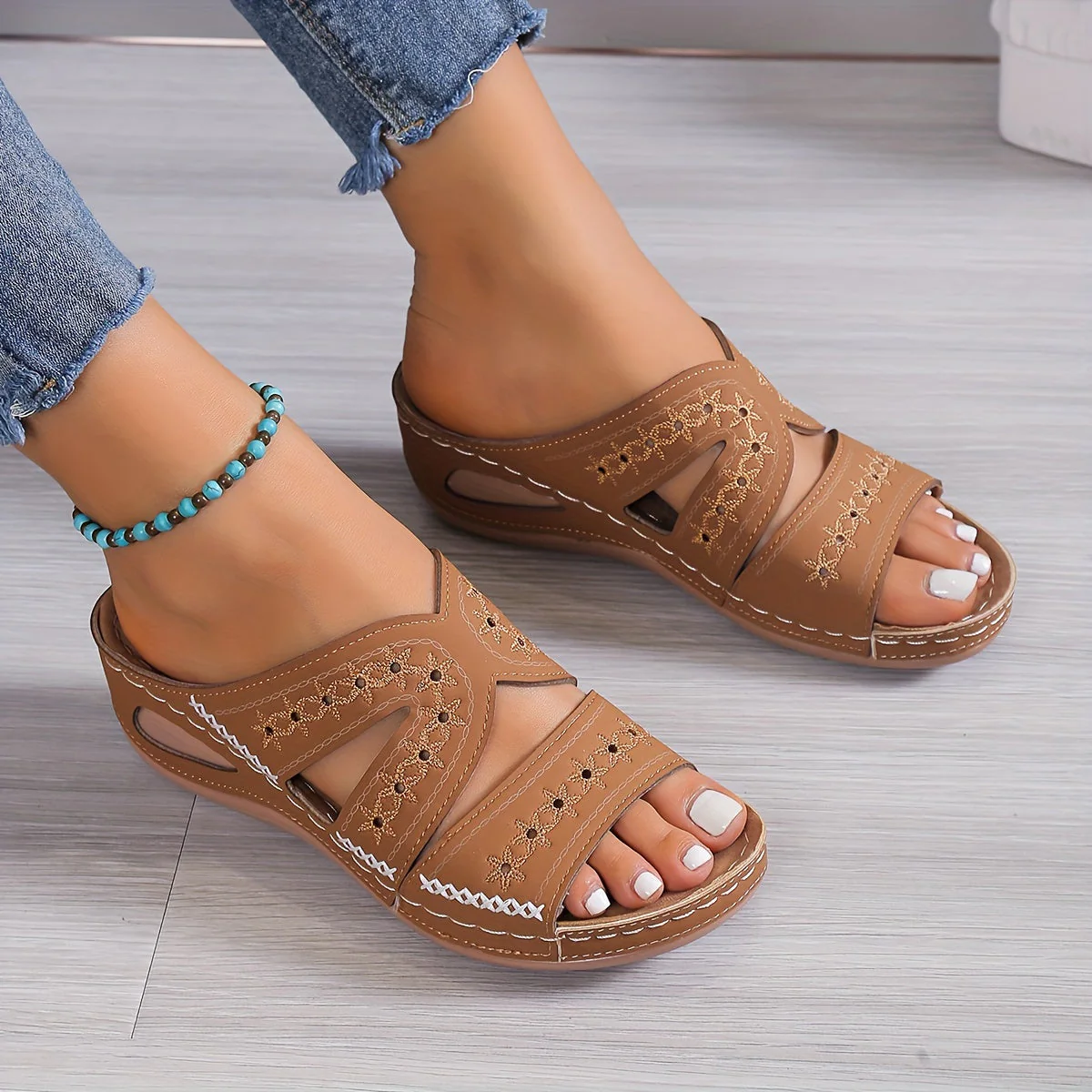 Orthopedische Slippers Open Hak Comfortabel Loopverlichting