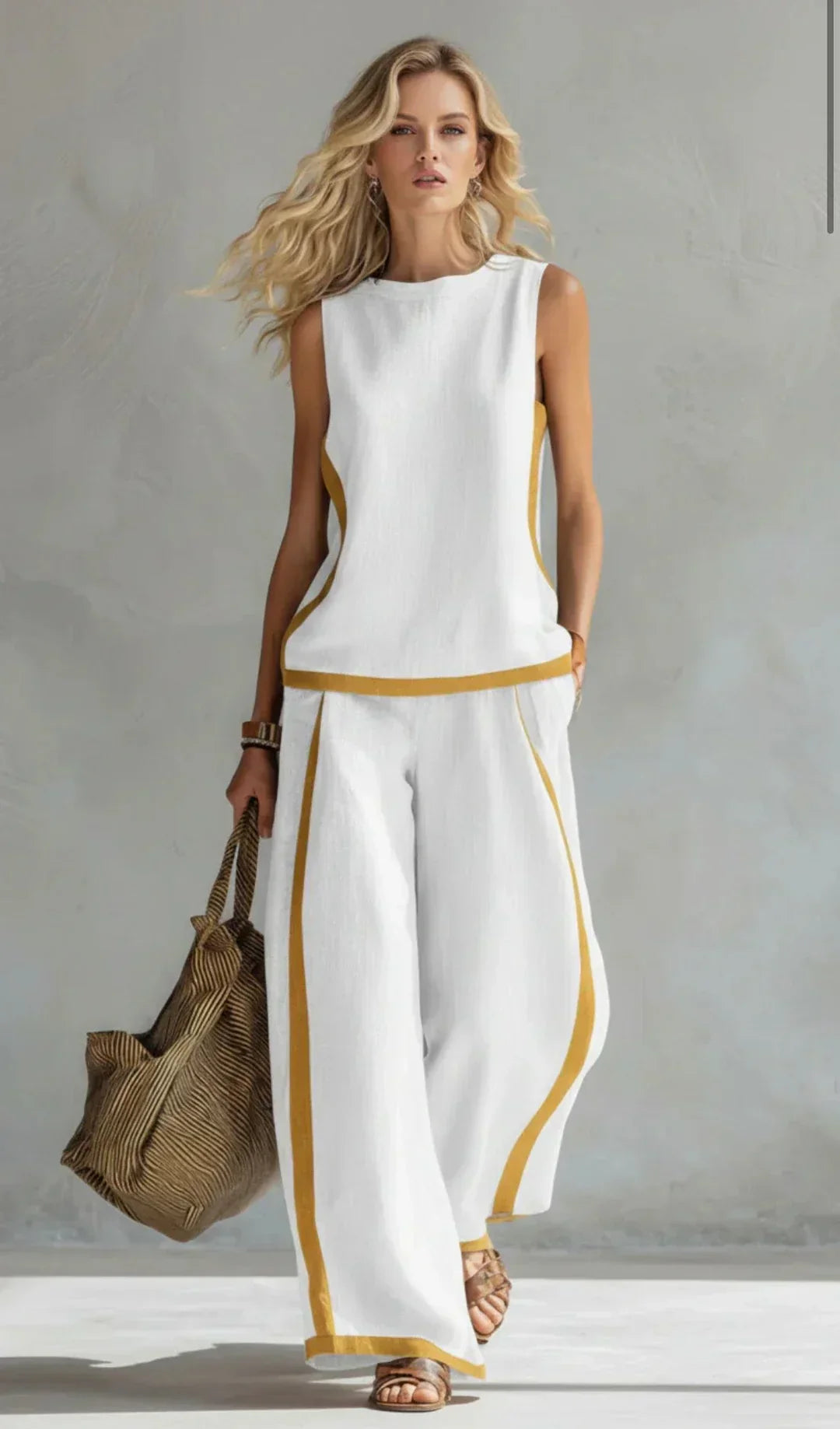 Dames Set Gilet en Broek Comfortabele Pasvorm Elegant