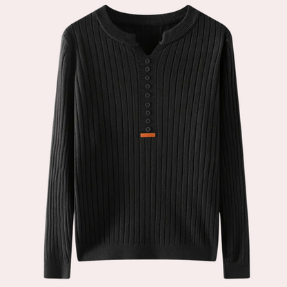 Dames Trui V-hals met Knoopjes Marit Stijl