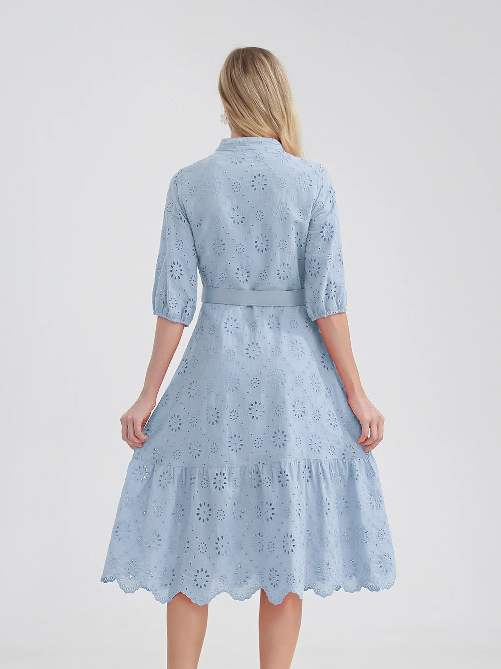 Zomerjurk Vrouw Evi Stijlvol Casual Jurkje