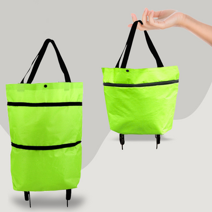 Inklapbare Boodschappentas met Wielen 2-in-1 Handy Shopper - Mode Vibes