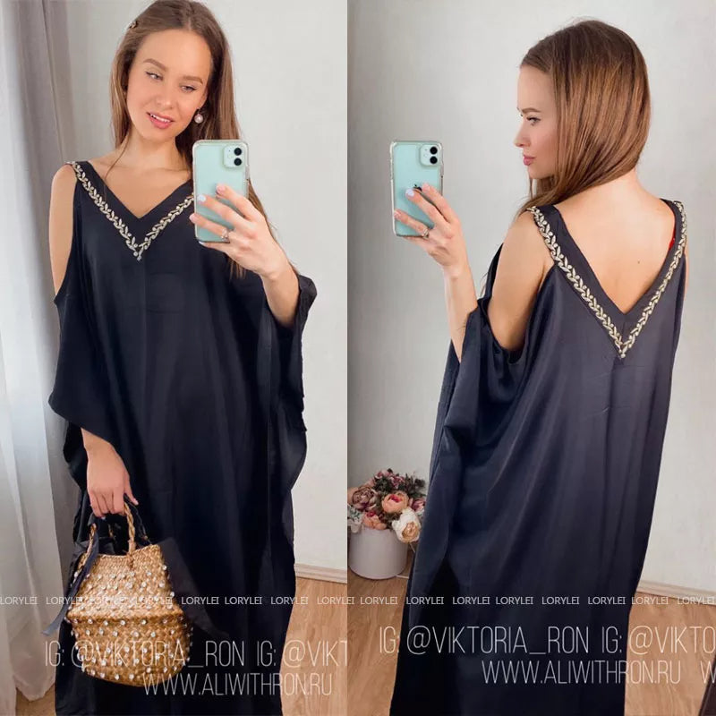 Jasmijn Kaftan Lange Stijlvolle Zomerjurk