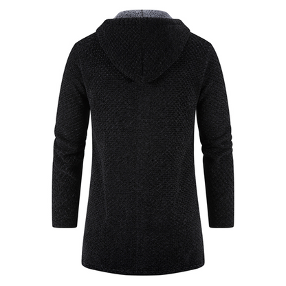 Gebreide Hoodie Heren Jas Warm en Comfortabel