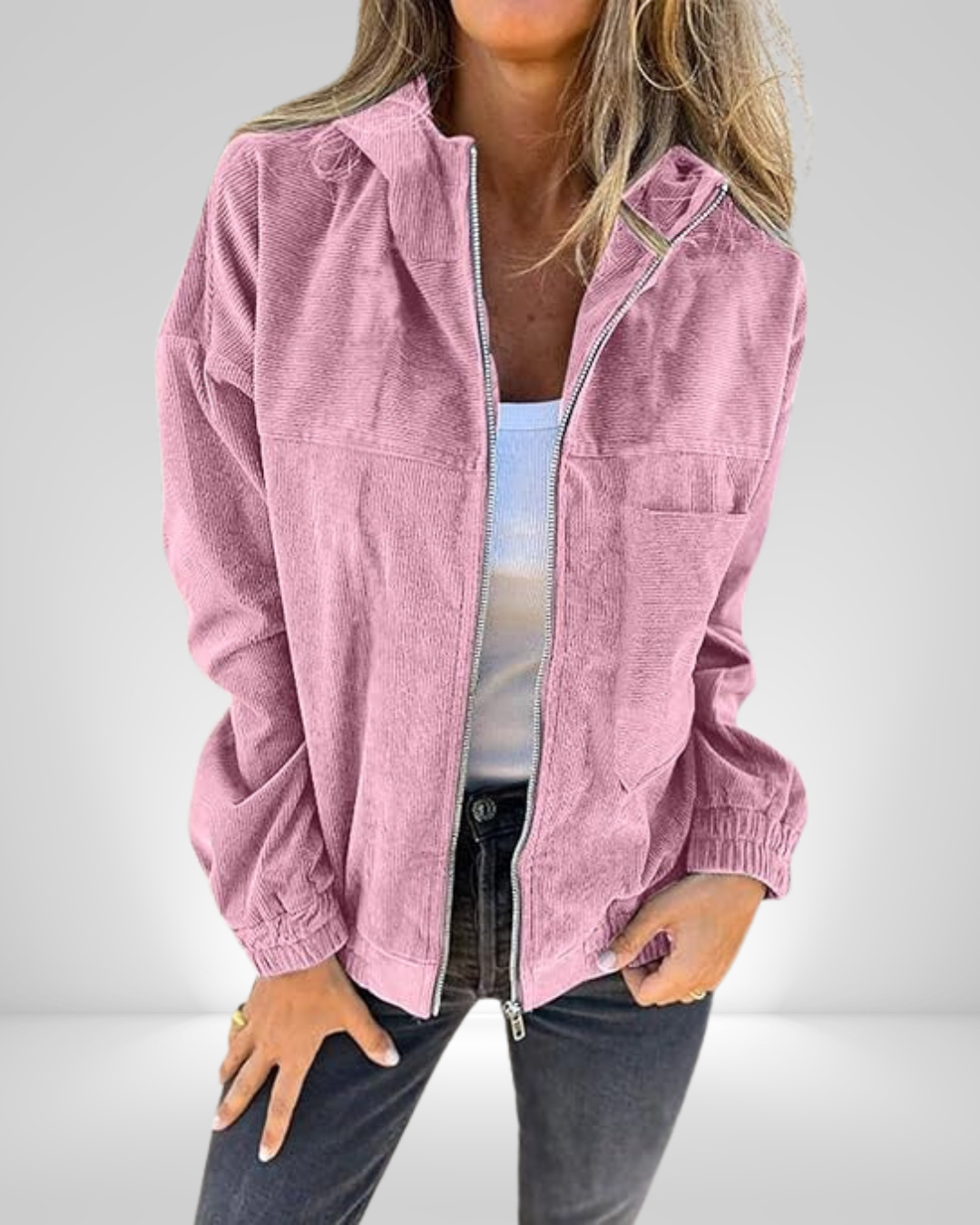 Dames Vest Velours Zachte Pasvorm Tijdloos