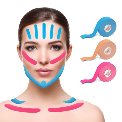 Kinesiotape Gezicht en Hals - Medische Tape voor Huidsteun