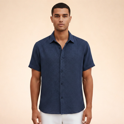 Lucas | Verfijnd casual polo Overhemd voor overdag