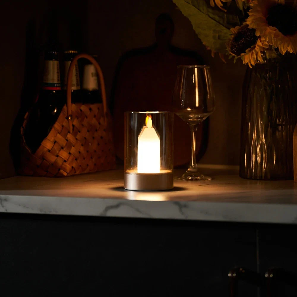 Draadloze LED Kaarslamp Dimbaar Warm Wit Licht