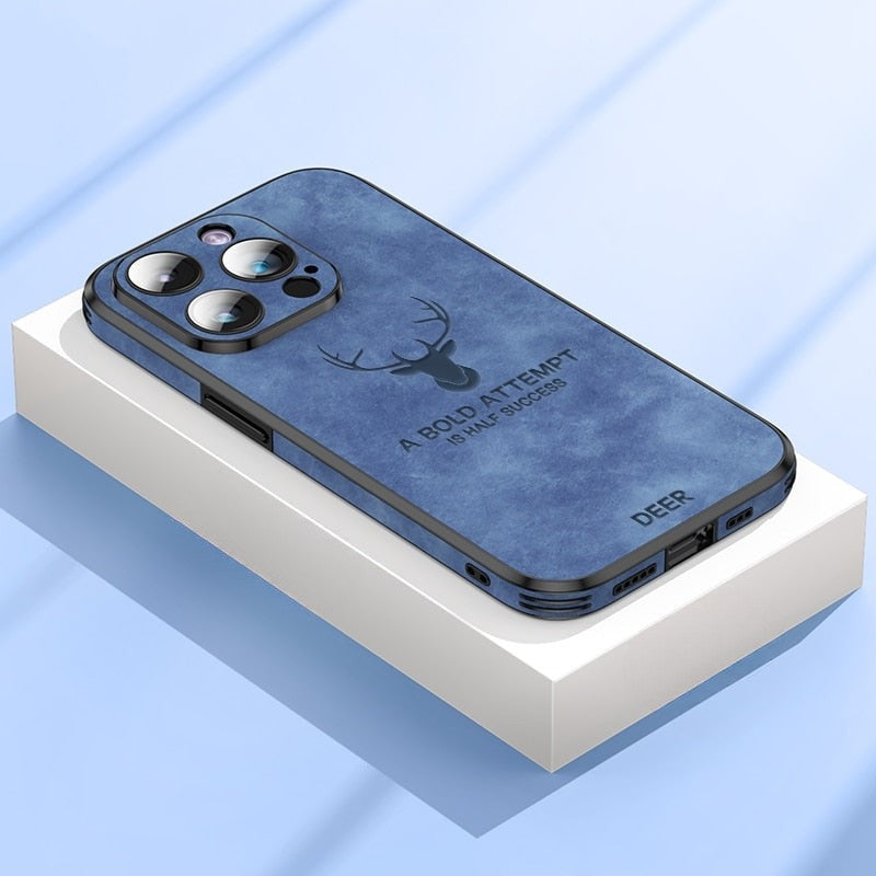 iPhone Hoes van Hertenleer Luxe Beschermhoes Veltro