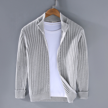 Premium Heren Gebreid Vest van Katoen – Comfort & Klasse