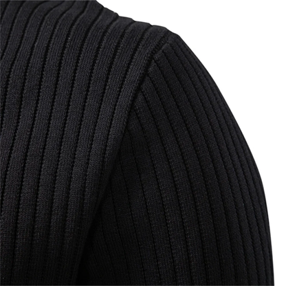 Stanton Ribgebreide Henley – Verfijnd & Comfortabel
