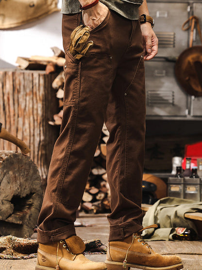Heren Straight-Leg Utility Cargo Broek