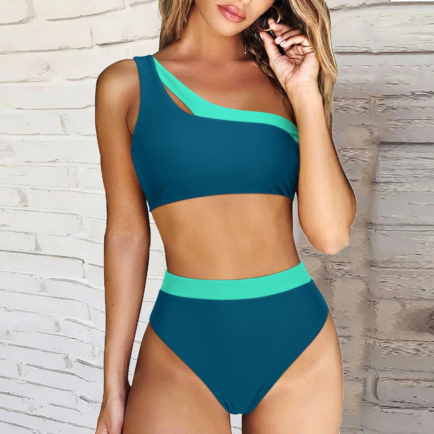 Sexy Off-Shoulder Bikini Trendy Zwemkleding Vrouw