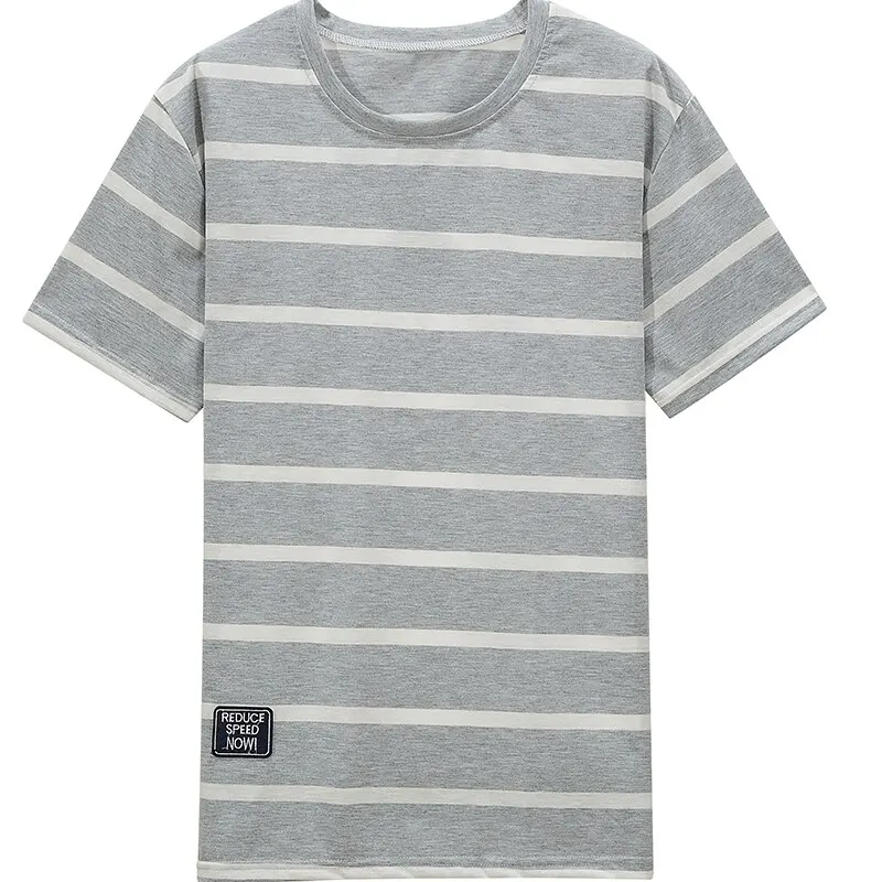 Herenpyjama Korte Mouwen Gestreept Comfortabel Short