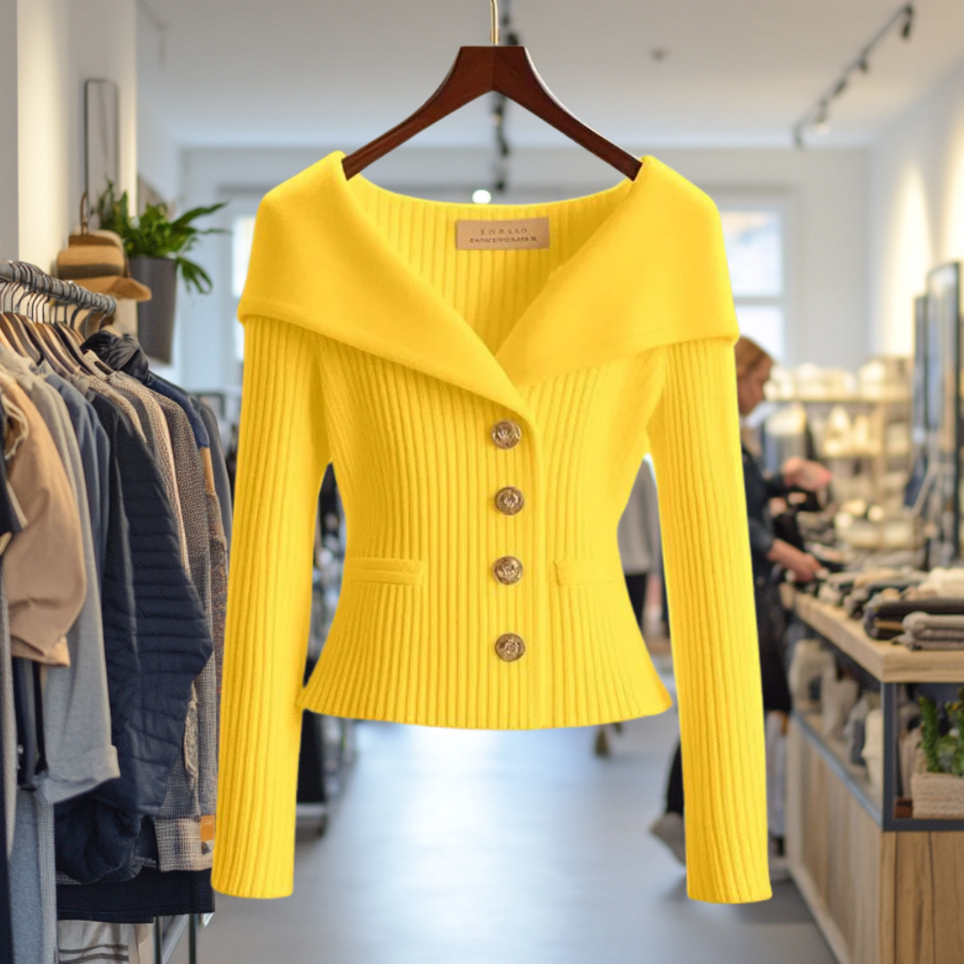 Dames Gebreid Vest Comfortabele Pasvorm - Mode Vibes
