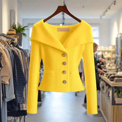 Dames Gebreid Vest Comfortabele Pasvorm - Mode Vibes
