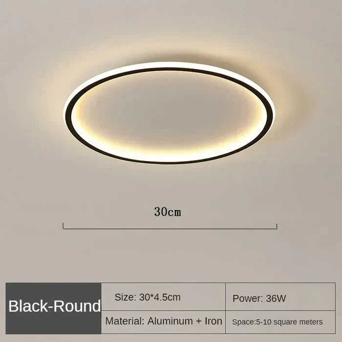 Ronde Plafondlamp Modern Scandinavisch Design AuroraSphere