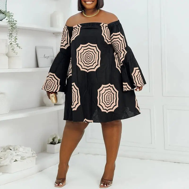 Plus-Size Jurk Celine Trendy en Casual Mode