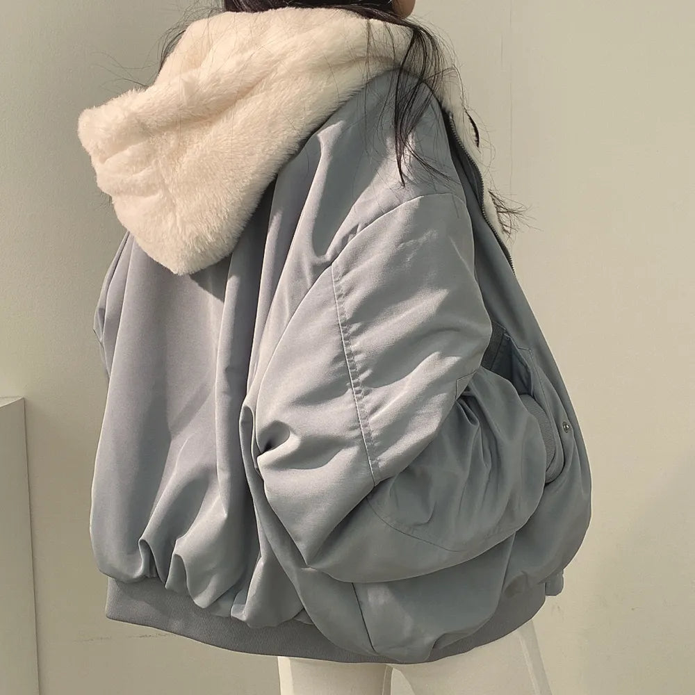 Vintage Winterjas Comfy en Casual voor Vrouw