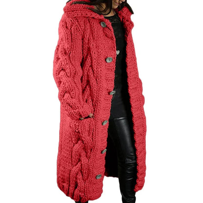 Gebreide Vest Dik Warm voor Dames