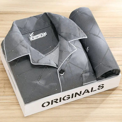 Pyjamaset Heren Zacht Comfortabel Design