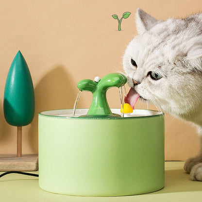Kattenfontein Met SpringFlow Werking