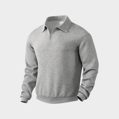 Premium Quarter Zip Trui Heren Sportief
