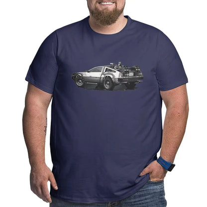Delorean T-Shirt Back to the Future Klassiek voor Dames en Heren