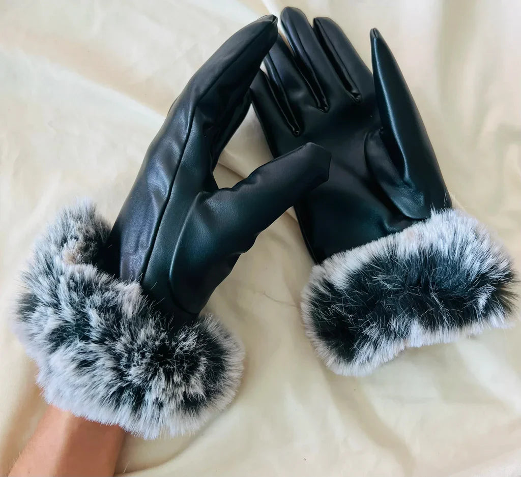 Leren Handschoenen PU Zacht en Warm