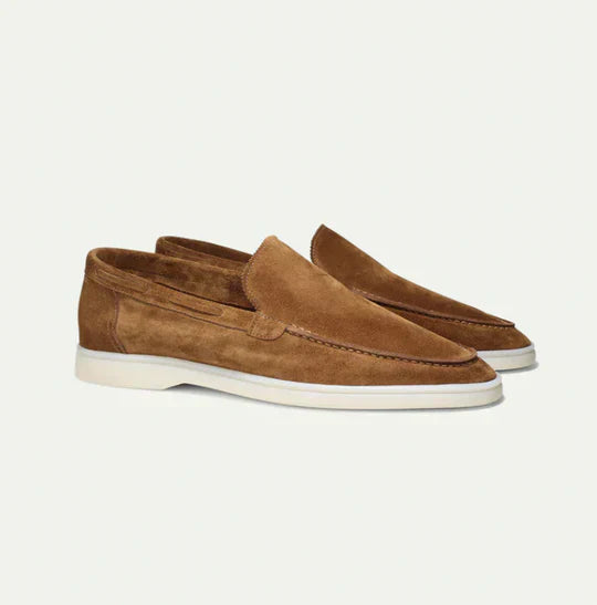 Vittoro Mannen Loafers Klassiek Design Leer