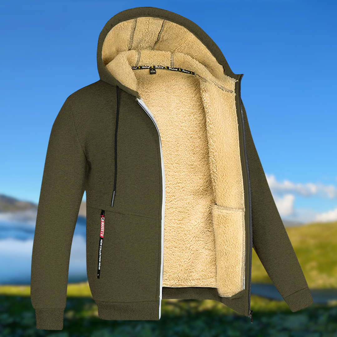 Herenjack met Capuchon Waterdicht en Ademend