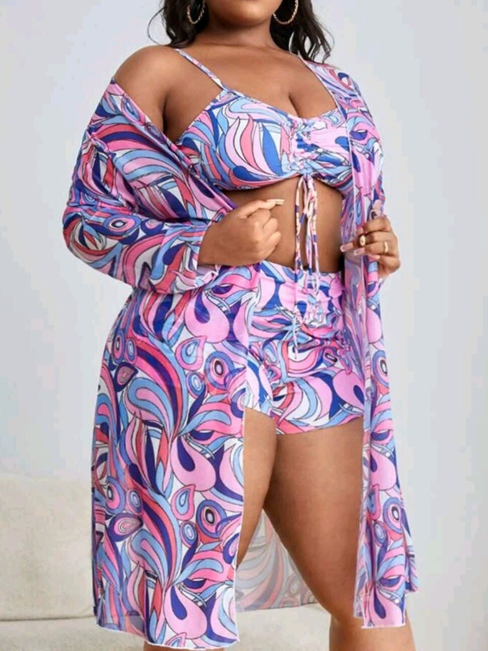 Plus-Size Bikini-set Trendy Grote Maten