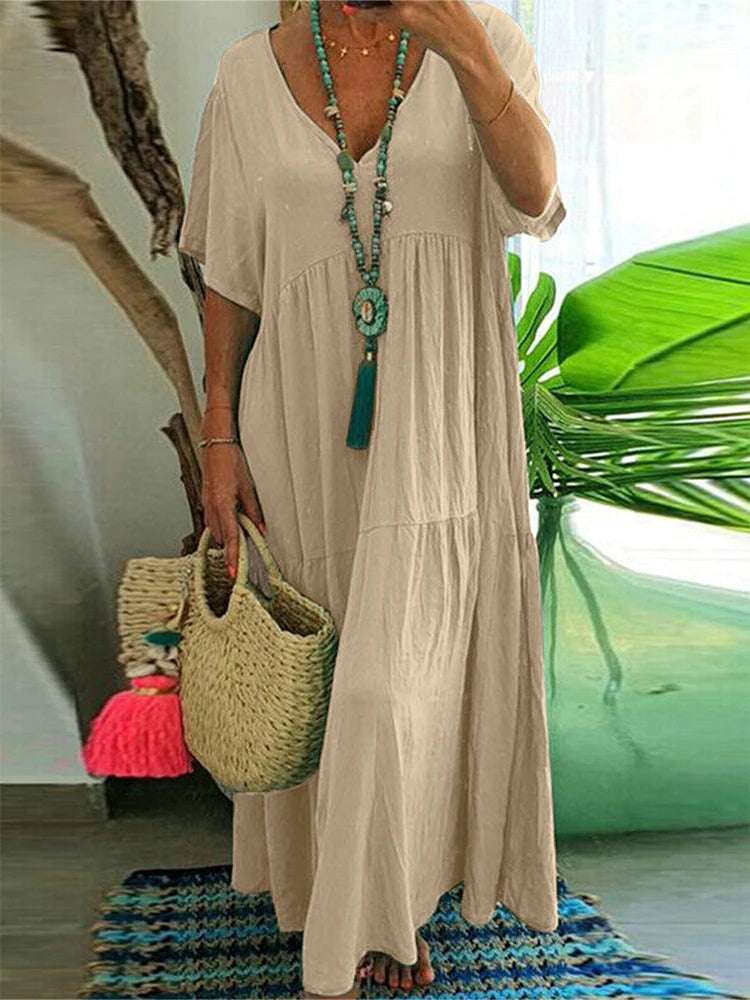 Zomerjurk Plus Size Casual Trendy Mode Jurk
