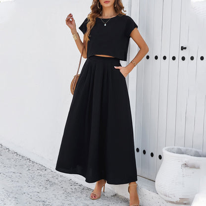 Alma - Zomerse Rok en Top Set zonder Mouwen - Mode Vibes