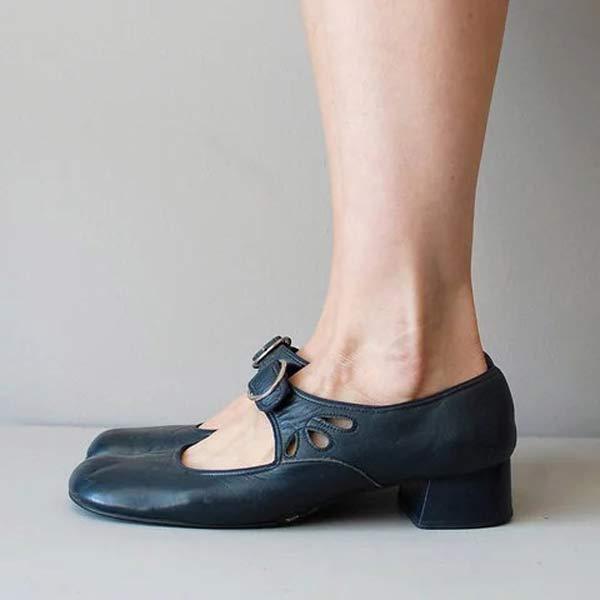 Federica | Sandali in pelle con fibbia