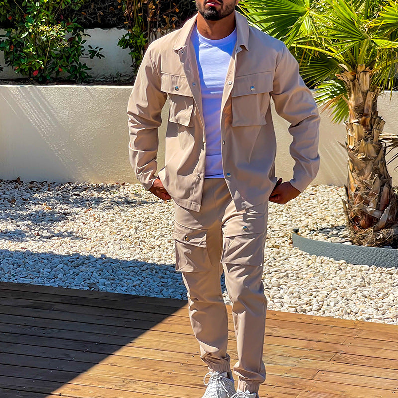 Tweedelig Cargo Broek voor Mannen Waterdicht Nomad Cargo