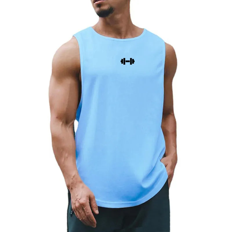 Fitness Tanktop Ademend Sneldrogend voor Mannen