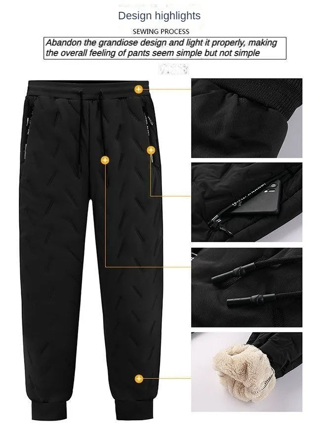Plus Size Fleece Joggingbroek Zacht Warm Winter