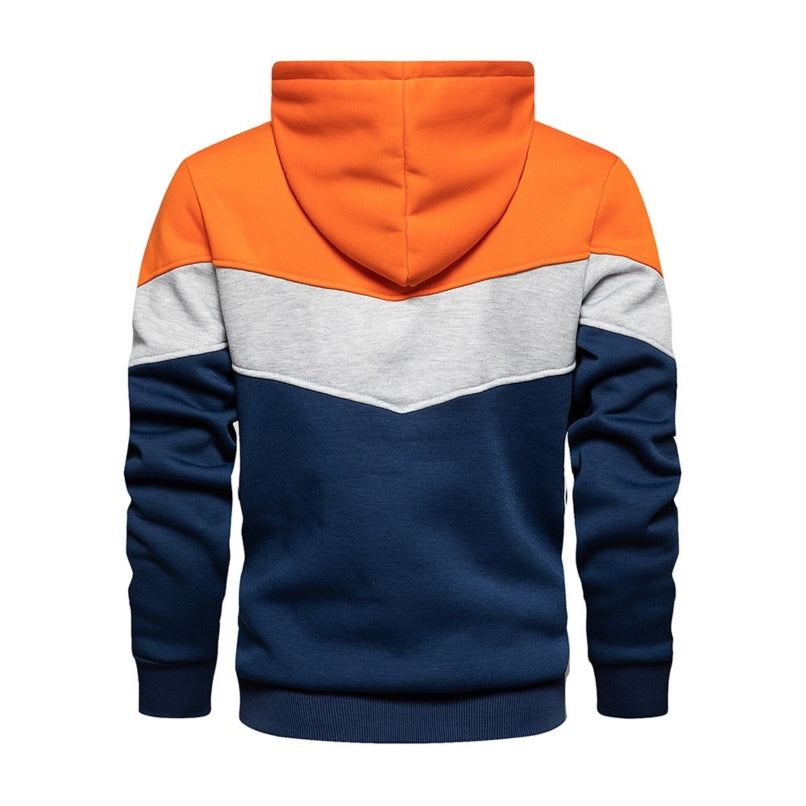 Heren Hoodie Katoen Mix Zwart Darius