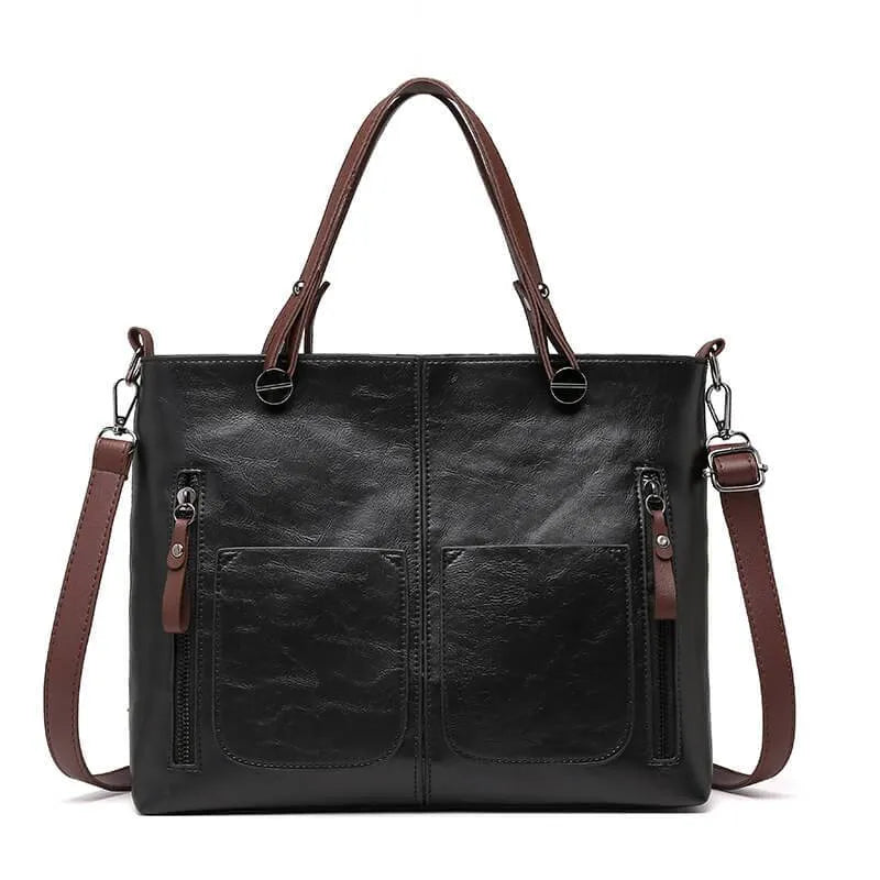 Klassieke Schoudertas voor Dames Lederlook Design