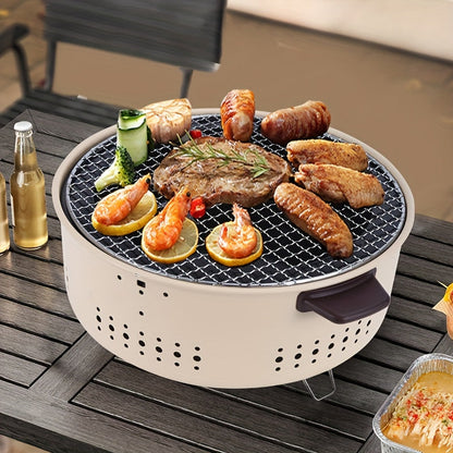 Elektrische Draagbare Grill Rookvrij voor Binnen en Buiten - Mode Vibes
