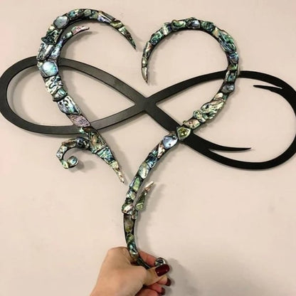 IJzeren Wanddecoratie Oneindig Hart Metaal Ornament