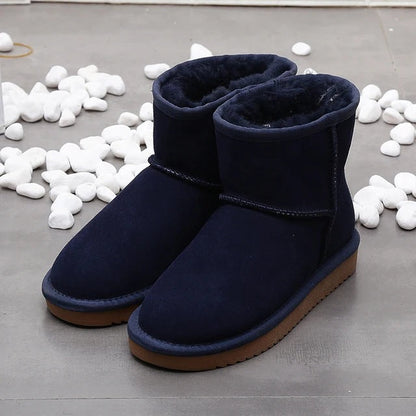 Dames Winterboots Fleece Gevoerd Warm en Waterdicht