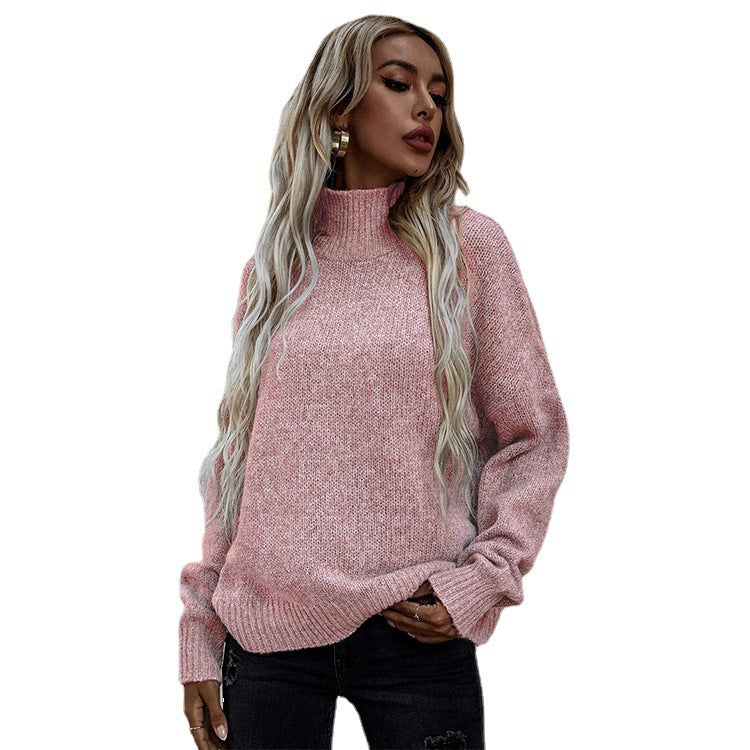 Dames Trui Gebreide Basic Col Rond Hals Elegante Stijl