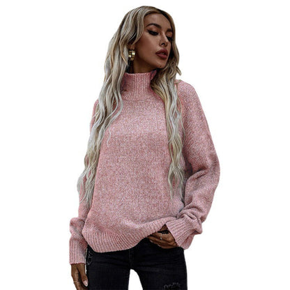 Dames Trui Gebreide Basic Col Rond Hals Elegante Stijl