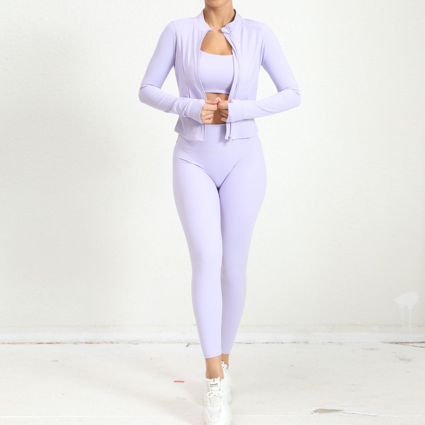 Dames Sportset 3-Delig Comfortabel Trainen