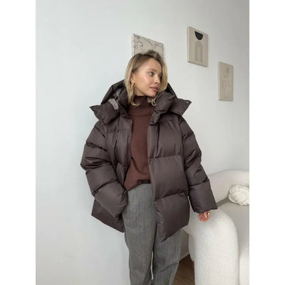 Dikke Puffer Jas voor Vrouwen Oversized Warm