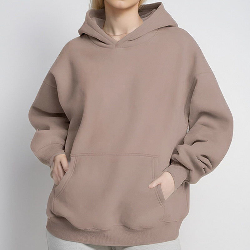 Dames Hoodie Oversized met Kangaroo Zakken Zacht en Casual - Mode Vibes