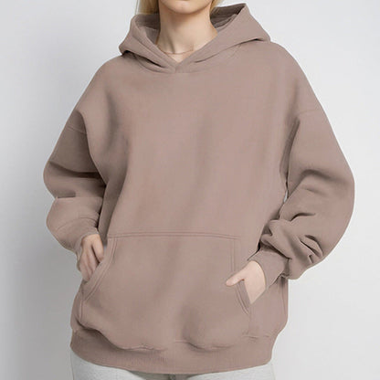 Dames Hoodie Oversized met Kangaroo Zakken Zacht en Casual - Mode Vibes