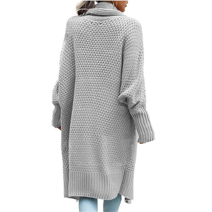 Dames Gebreide Vest Lange Elegante Trendy Trui